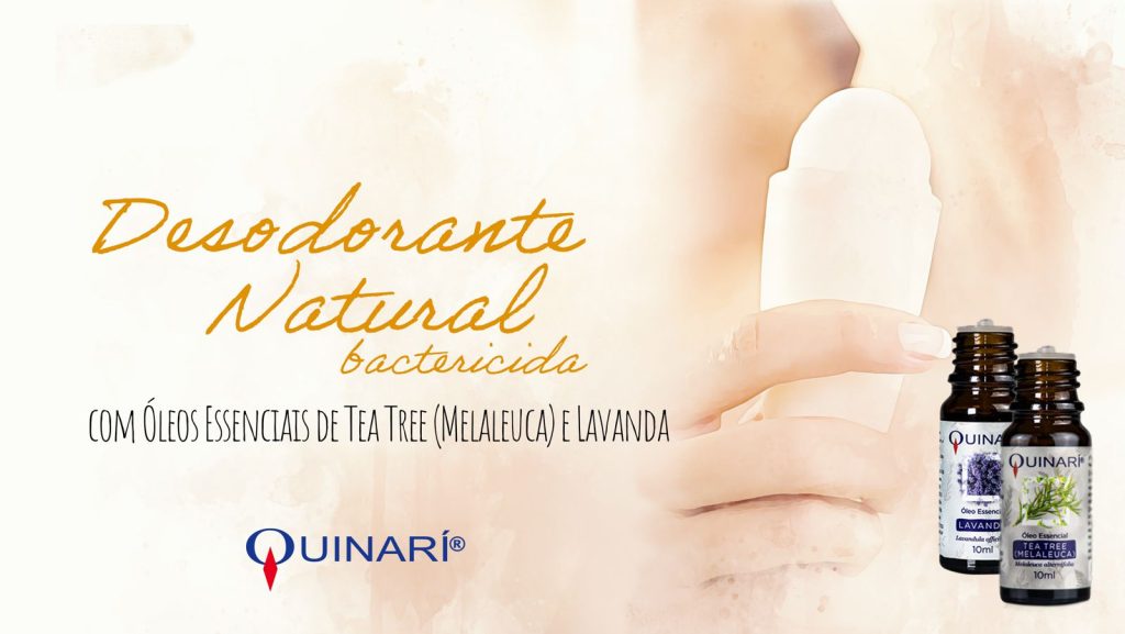 Desodorante Natural Bactericida com Óleo de Tea Tree