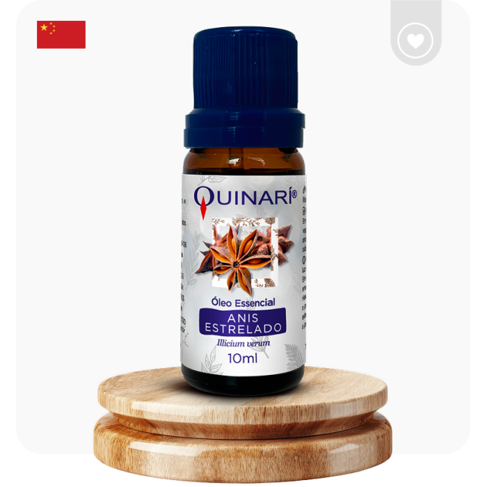 Óleo Essencial de Anis Estrelado QUINARÍ - 10 mL ou 100 mL