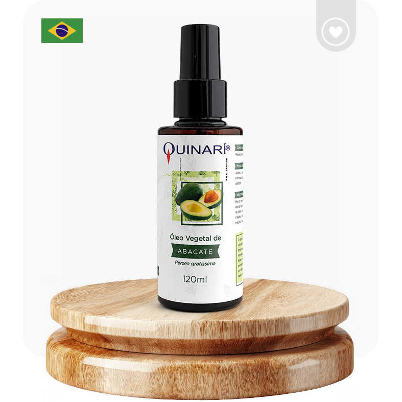 Óleo Vegetal de Abacate 120 mL QUINARÍ