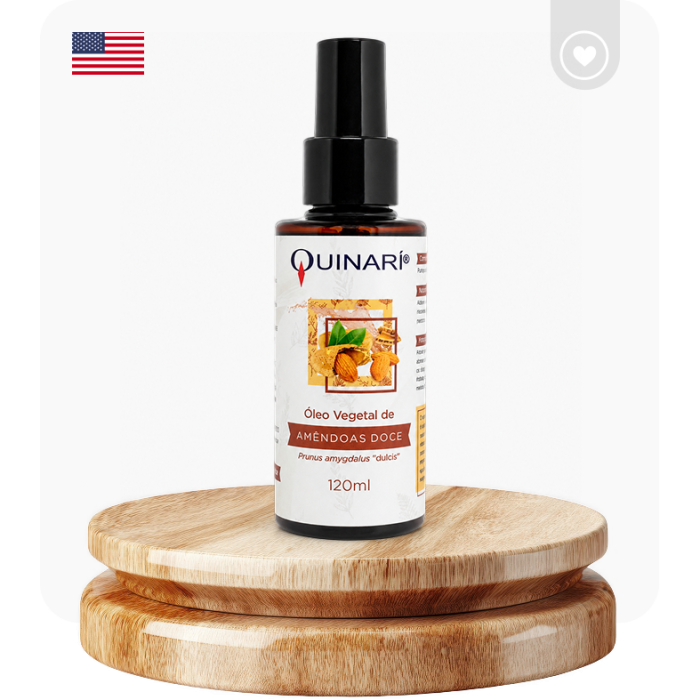 Óleo Vegetal de Amêndoas Doce 120 mL QUINARÍ