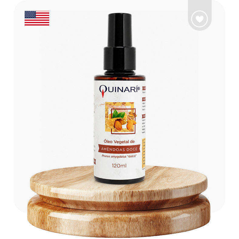 Óleo Vegetal de Amêndoas Doce 120 mL QUINARÍ