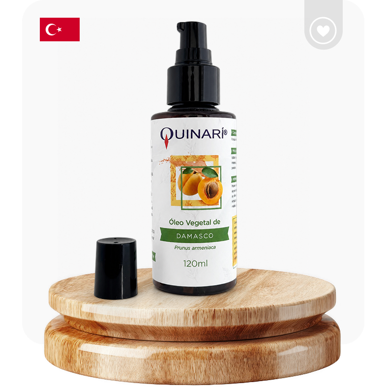 Óleo Vegetal de Damasco 120 mL QUINARÍ